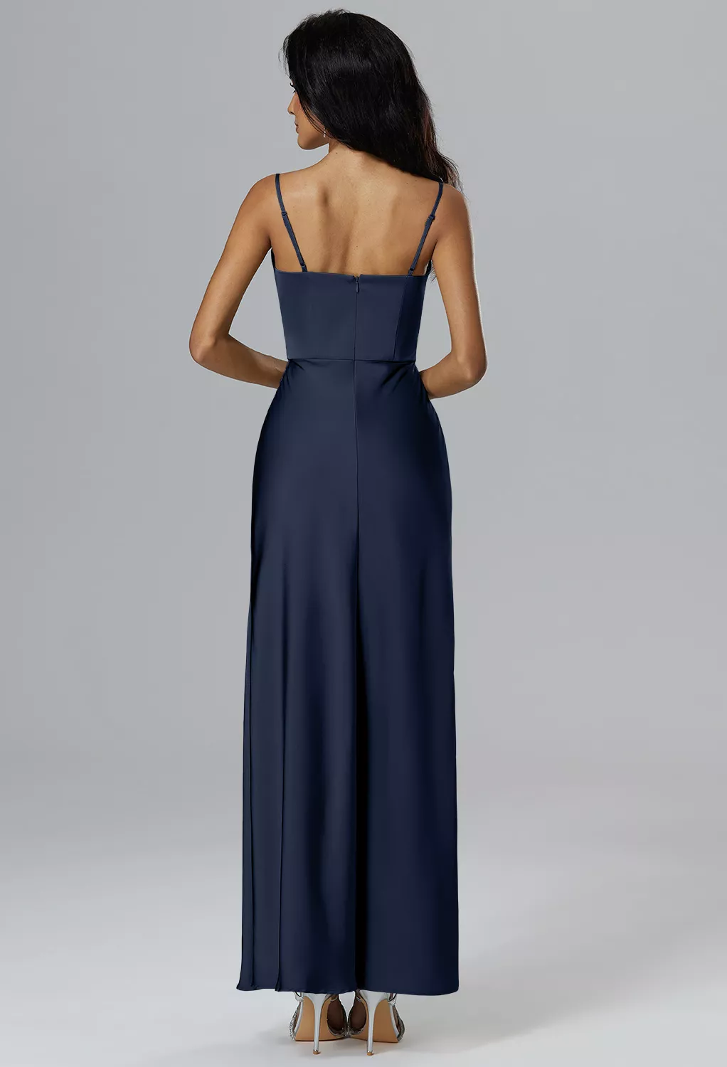 AW Priscilla Dark Navy  Beach Wedding Guest Dresses